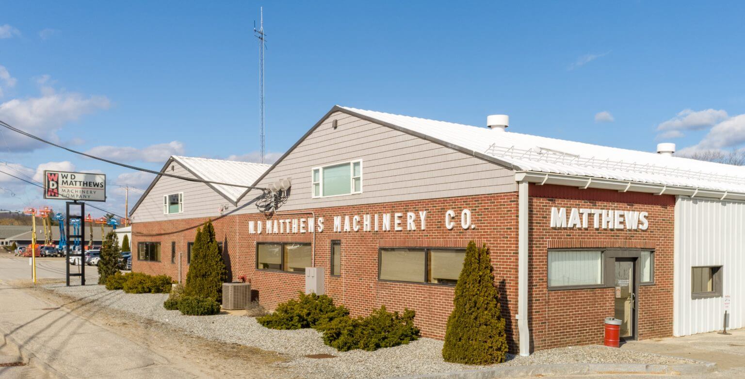 Heavy Equipment Sales & Warehouse Supply in ME WD Matthews