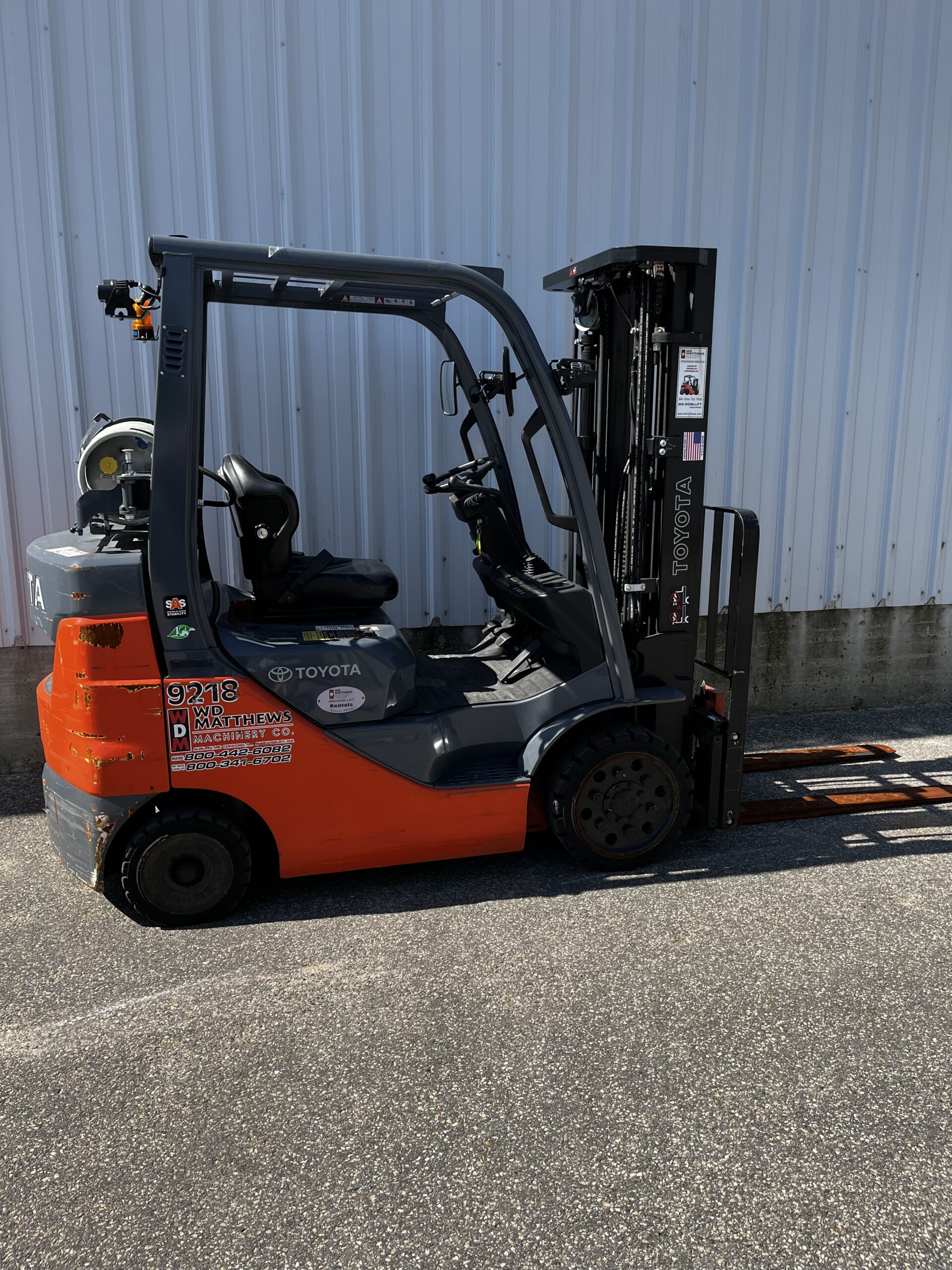 2022 Toyota 8FGCU25 Used Forklift