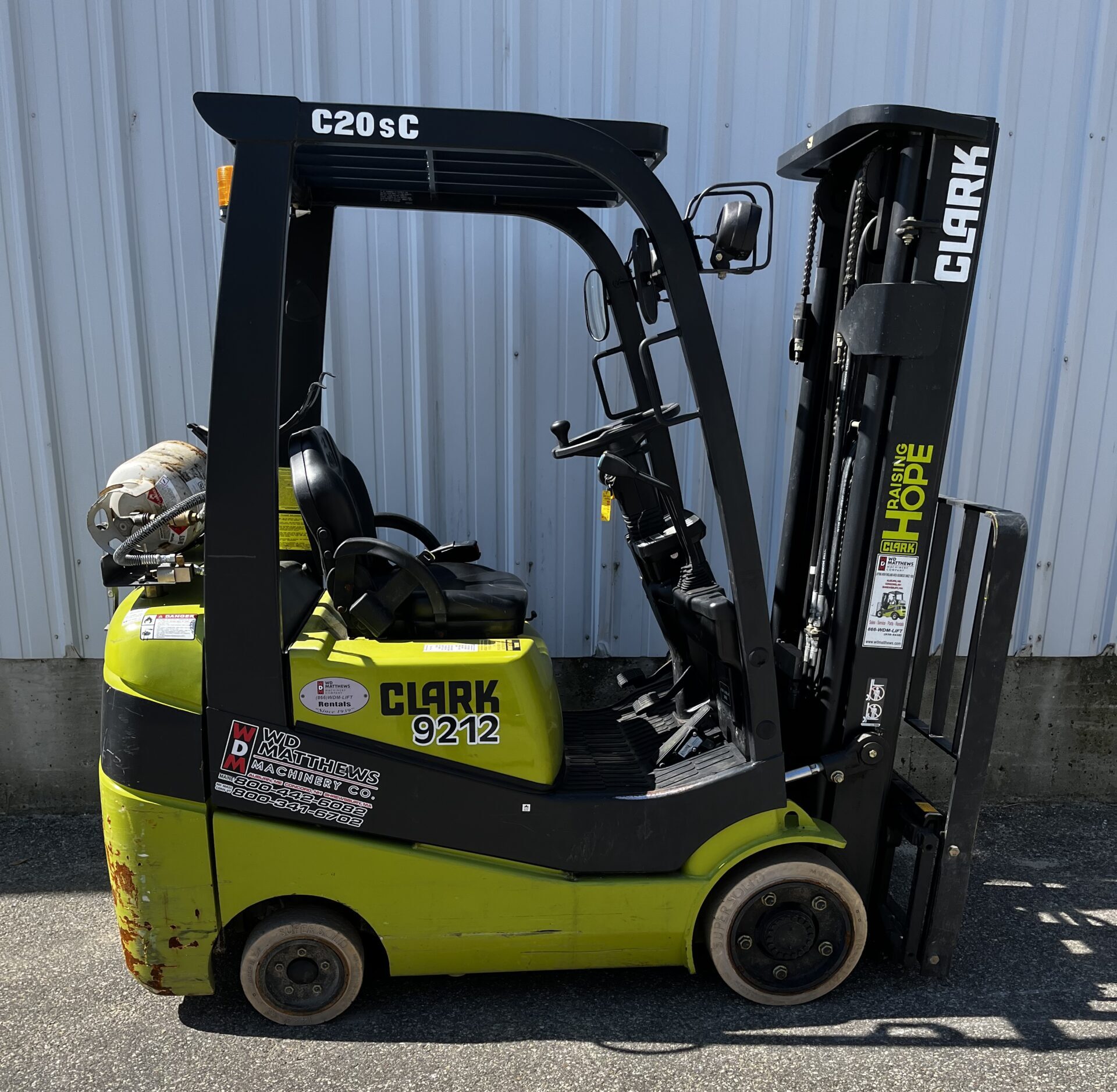 2022 Clark C20SC Used Forklift