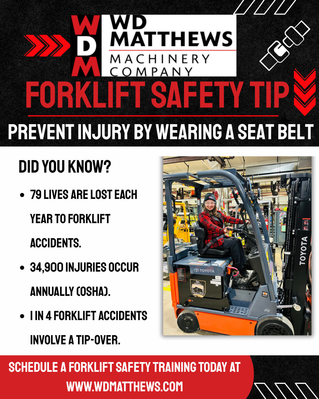 Used boom lift for sale at W.D. Matthews Machinery