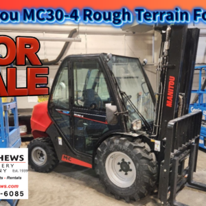New Manitou MC30-4 Forklift for Sale in Maine, New Hampshire & Massachusetts
