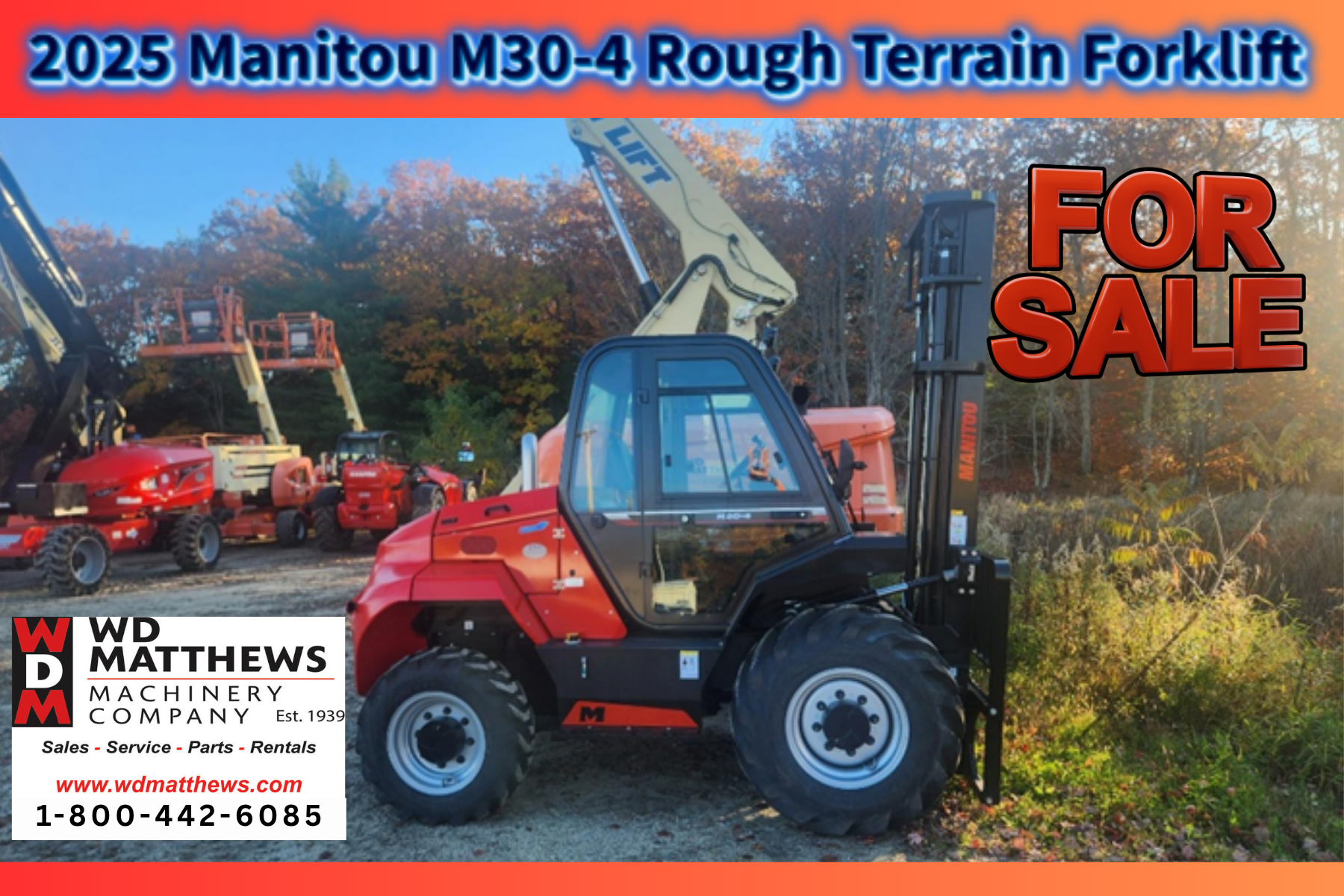 Untitled (6 x 4 in) (21) 2025 MANITOU M30-4 D ST5 S1 EU Rough Terrain Forklift