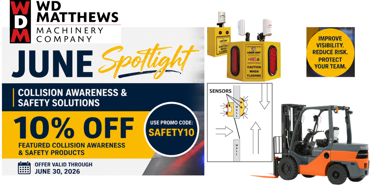 Warehouse Collision Awareness Safety Systems for Forklifts & Pedestrians | W.D. Matthews