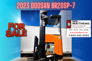 2023 Doosan BR20SP-7 Used Electric Reach Truck